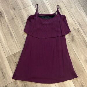 Rachel Comey Dress Purple Lined Spaghetti Strap Soft Size M